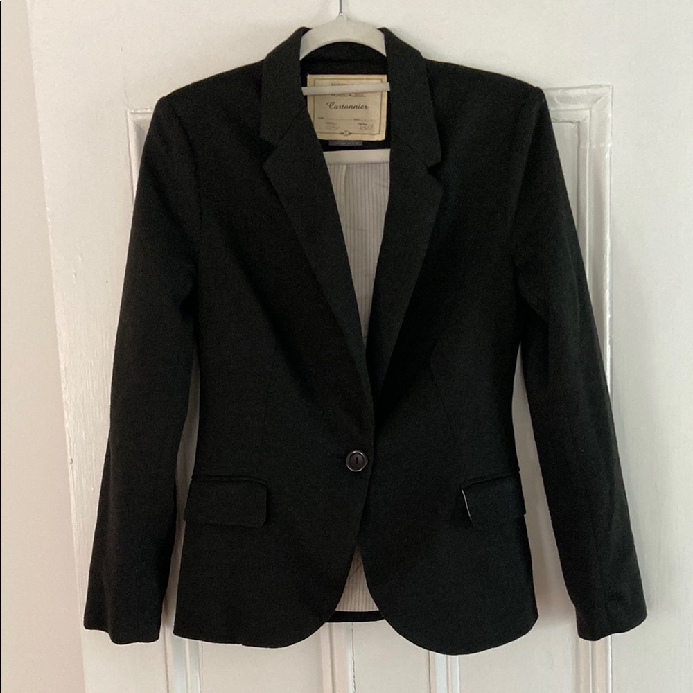 Cartonnier from Anthropologie Women's Black Blazer